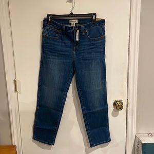 New Madewell Mid-rise Stovepipe Jeans